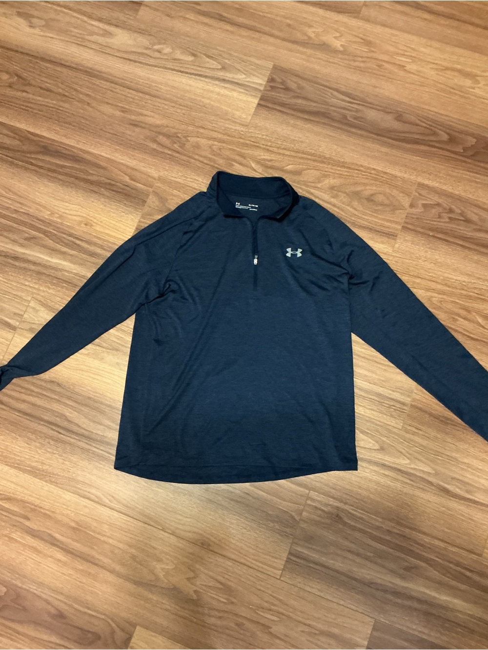 Under Armour Navy Long-Sleeve Quarter Zip Pullover